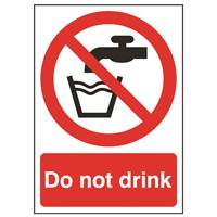 Picture of Do Not Drink Sign