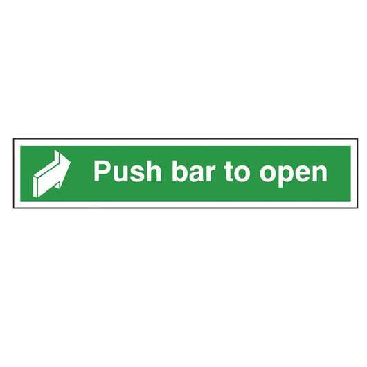 Picture of Push Bar To Open Sign