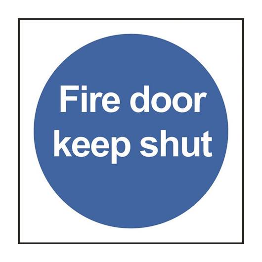 Picture of Fire Door Keep Shut Sign