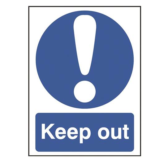 Picture of Keep Out Sign