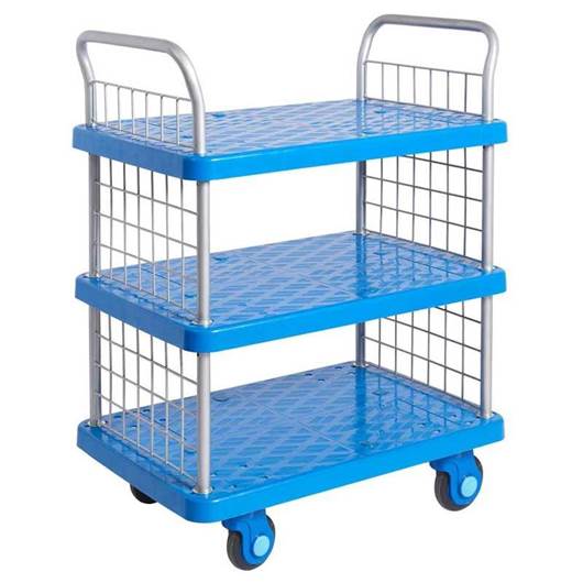 Picture of Proplaz Super Silent Three Tier Trolley with Mesh Ends