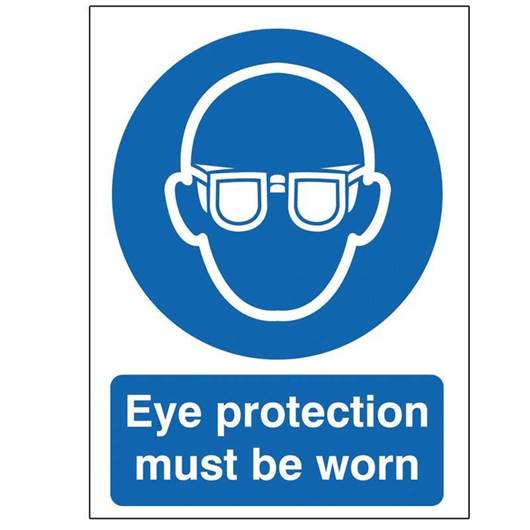 Picture of Eye Protection Must Be Worn Sign