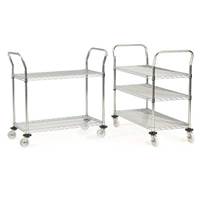 Picture of Economy Chrome Plated Wire Tray Trolley