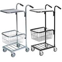 Picture of Distribution Trolleys with Adjustable Shelf & Basket
